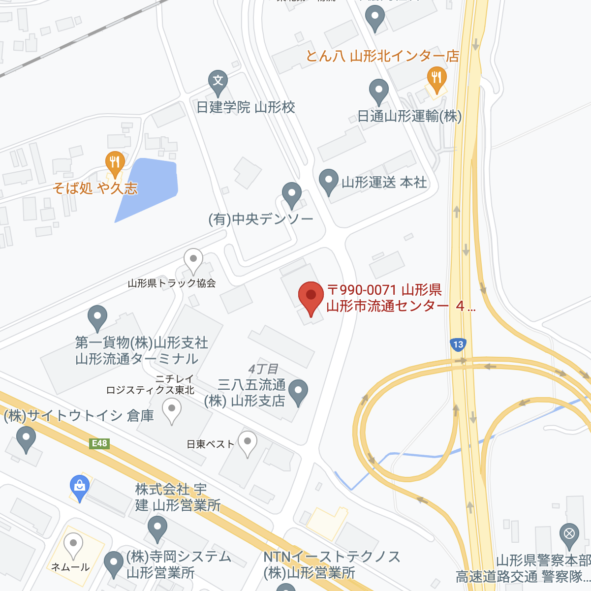 山形陸運株式会社 Googleマップ