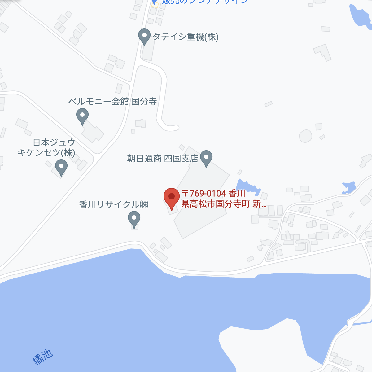 株式会社朝日通商 Googleマップ