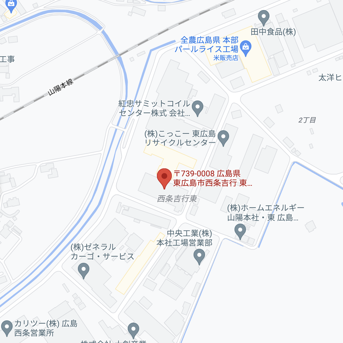 株式会社吉富運輸 Googleマップ